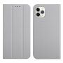 Mágneses flip cover tok iPhone 12 / 12 Pro - szürke