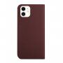 Mágneses flip cover tok iPhone 11 - barna