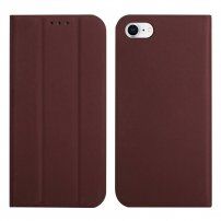 Mágneses flip cover tok iPhone SE (2020/2022) / 8 / 7 - barna