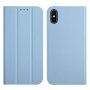 Mágneses flip cover tok iPhone X / XS - kék