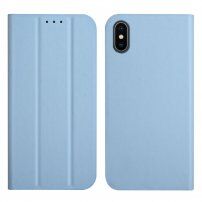Mágneses flip cover tok iPhone XS Max - kék