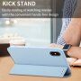 Mágneses flip cover tok iPhone XS Max - kék
