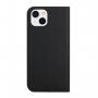 Mágneses flip cover tok iPhone 13 mini - fekete