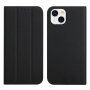 Mágneses flip cover tok iPhone 13 - fekete