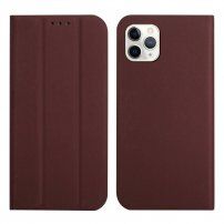Mágneses flip cover tok iPhone 13 Pro - barna