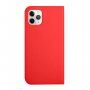 Mágneses flip cover tok iPhone 13 Pro Max - piros