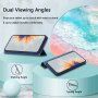 Mágneses flip cover tok iPhone 13 - királykék