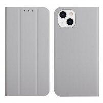 Mágneses flip cover tok iPhone 13 mini - szürke