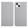 Mágneses flip cover tok iPhone 13 - szürke