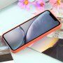 Szilikon tok Magsafe töltéstámogatással - iPhone XR - narancssárga