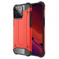 Szuper tartós "Armor" tok iPhone 13 Pro Max - piros