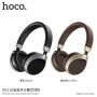 HOCO hajlítható vezeték nélküli Bluetooth fülhallgató Apple iPhone / iPod - kávés barna