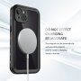 Szuper tartós tok 360 ° védelemmel - iPhone 13 - fekete
