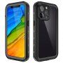 Szuper tartós tok 360 ° védelemmel - iPhone 13 Pro - fekete