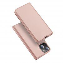 DUX DUCIS flip cover borító - iPhone 13 mini - rózsaszín-arany
