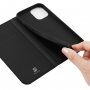 DUX DUCIS flip cover borító - iPhone 13 mini - fekete