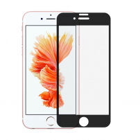 Extra ellenálló edzett üveg (Tempered Glass) - Apple iPhone 8 Plus / 7 Plus - fekete