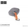 HOCO hordozható Bluetooth hangszóró textil felülettel és fogantyúval Apple készülékekhez - világos barna