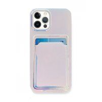 Színjátszó tok kártyatároló zsebbel - iPhone 11 Pro Max - lila