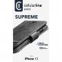Cellularline Supreme bőr borító - iPhone 13 - fekete