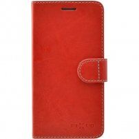 FIXED FIT flip cover borító - iPhone 13 - piros