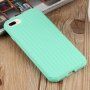 Szilikon tok fonott mintával - iPhone 7 Plus / 8 Plus - türkizkék
