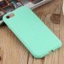 Szilikon tok fonott mintával - iPhone 7 / 8 / SE (2020/2022) - türkizkék