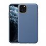 Ütésálló bőr textúrájú tok - iPhone 11 Pro Max - kék