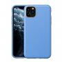 Ütésálló bőr textúrájú tok - iPhone 11 Pro Max - világoskék