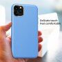 Ütésálló bőr textúrájú tok - iPhone 11 Pro Max - világoskék