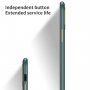 Ütésálló bőr textúrájú tok - iPhone 11 Pro - zöld