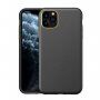 Ütésálló bőr textúrájú tok - iPhone 11 Pro Max - fekete