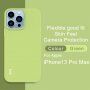 Imak puha ütésálló tok - iPhone 13 Pro Max - zöld