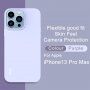 Imak puha ütésálló tok - iPhone 13 Pro Max - lila