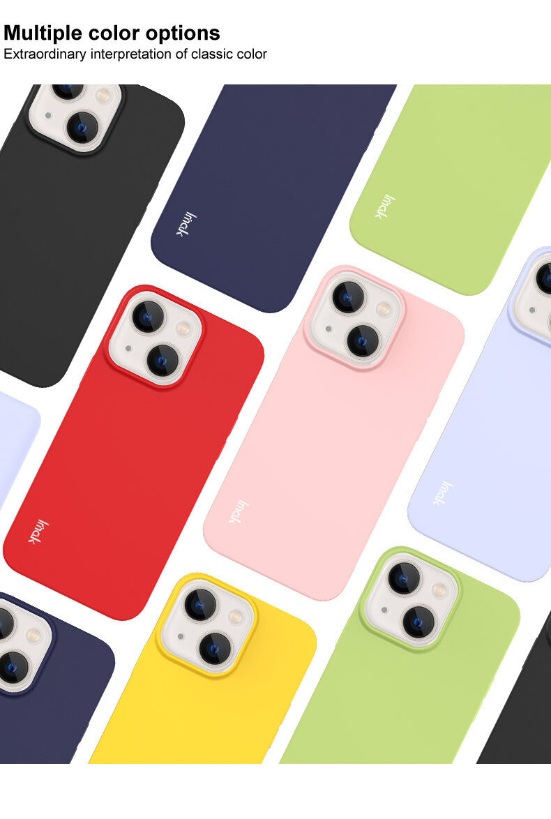 Imak puha ütésálló tok - iPhone 13 mini - fekete Imak puha ütésálló tok - iPhone 13 mini - fekete