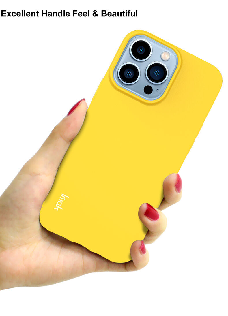 Imak puha ütésálló tok - iPhone 13 Pro Max - kék