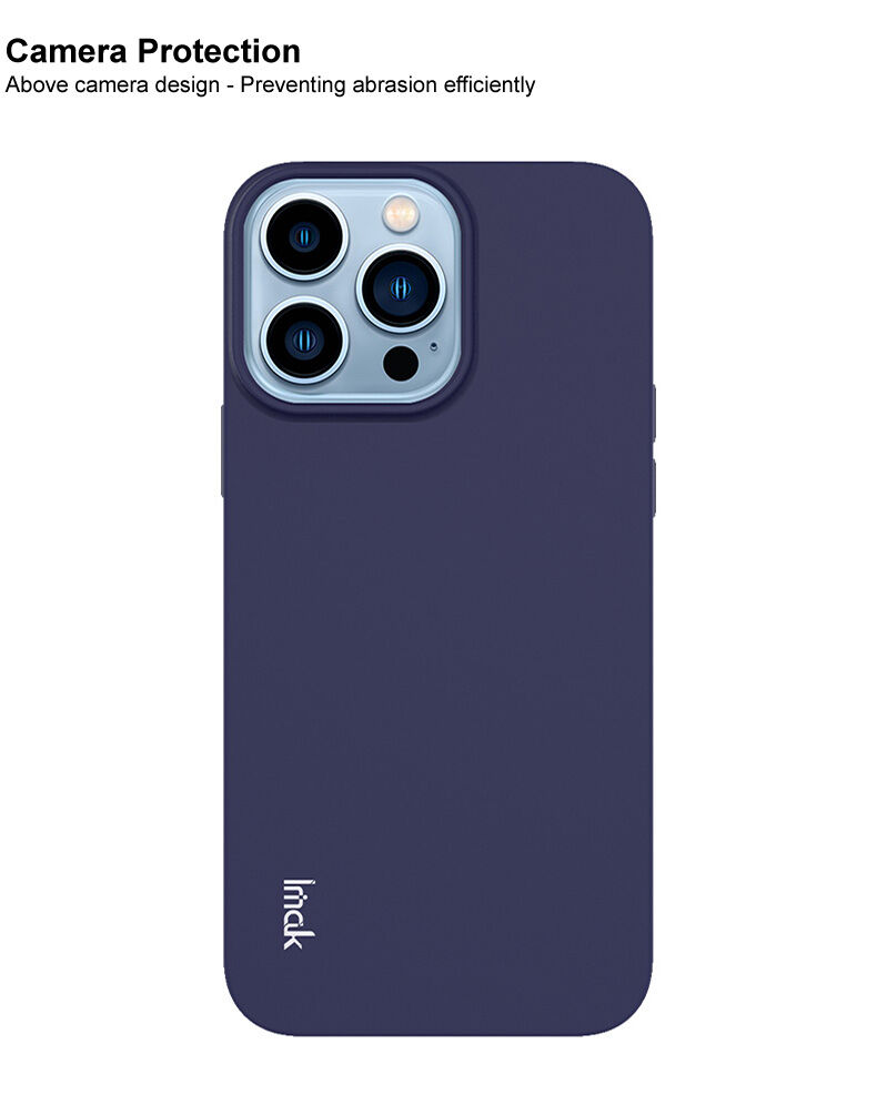 Imak puha ütésálló tok - iPhone 13 Pro Max - kék
