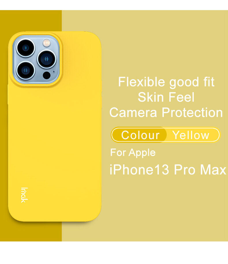Imak puha ütésálló tok - iPhone 13 Pro Max - kék
