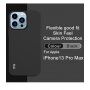 Imak puha ütésálló tok - iPhone 13 Pro Max - kék