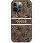 Guess 4G Printed Stripe tok - iPhone 13 Pro - barna