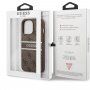 Guess 4G Printed Stripe tok - iPhone 13 Pro - barna