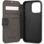 Guess 4G Metal Logo flip cover borító - iPhone 13 Pro Max - szürke