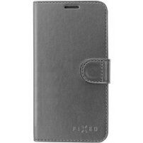 FIXED FIT Shine flip cover borító - iPhone 13 mini - antracit