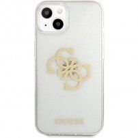 Guess Big 4G Full Glitter tok - iPhone 13 - átlátszó