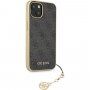 Guess 4G Charms tok - iPhone 13 mini - szürke