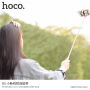 HOCO vezetékes selfie bot Apple iPhone - max 71cm - rózsaszín