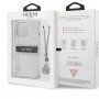 Guess 4G Grey Stripe tok - iPhone 13 Pro Max - szürke