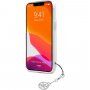 Guess 4G Grey Stripe tok - iPhone 13 Pro Max - szürke