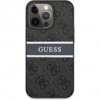 Guess 4G Printed Stripe tok - iPhone 13 Pro Max - szürke
