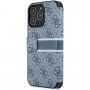 Guess 4G Printed Stripe flip cover borító - iPhone 13 Pro Max - kék